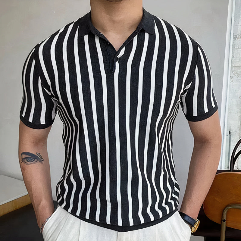 Stylowe letnie polo z krótkim rękawem - Anco