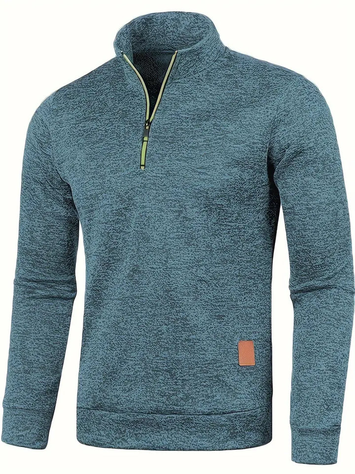 Łukasz™ - Sweter z Długimi Rękawami z Polaru