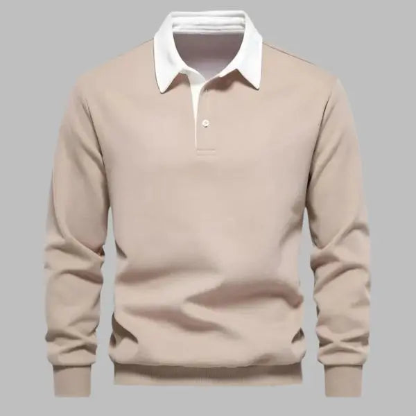 Łukasz™ – Ciepła Bawełniana Koszulka Polo