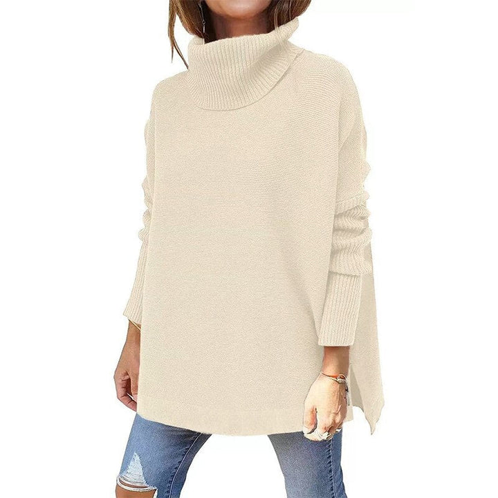 Alicja™ - Oversizowy Sweter Golf z Wełny