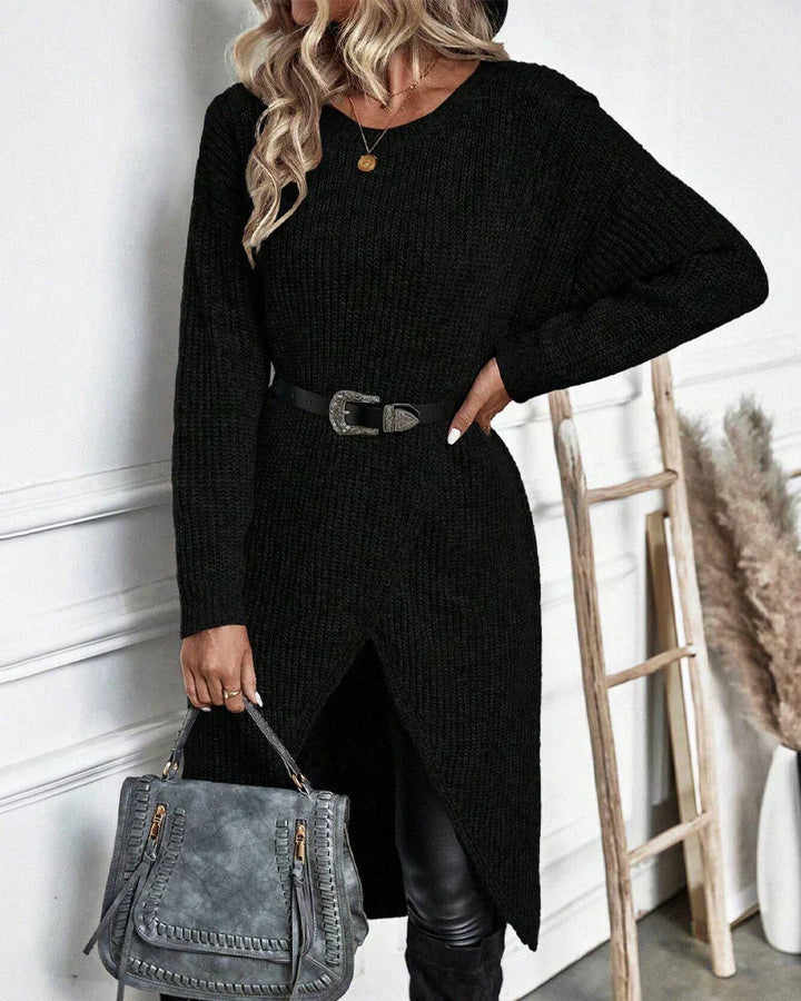 Zofia™ - Elegancki Długi Sweter Bawełniany