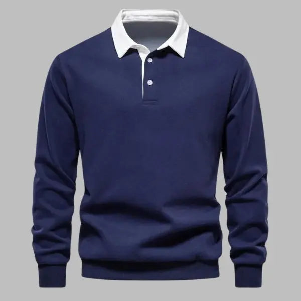 Łukasz™ – Ciepła Bawełniana Koszulka Polo