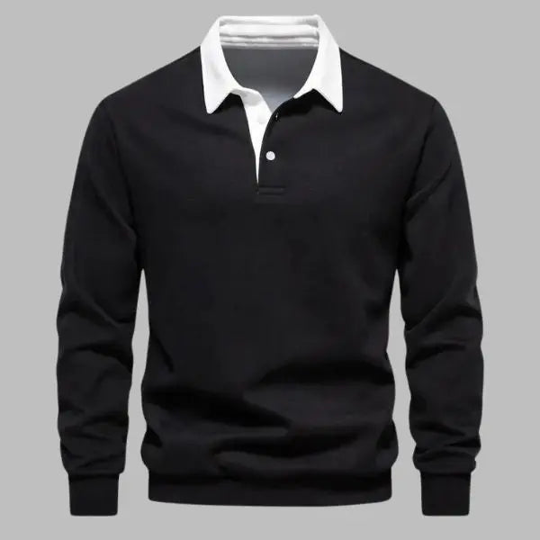 Łukasz™ – Ciepła Bawełniana Koszulka Polo