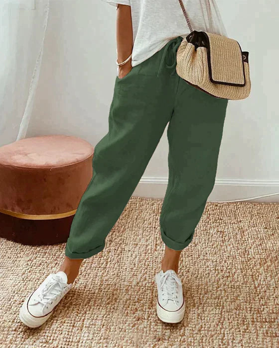 Stylowe letnie spodnie boho marki PIEN
