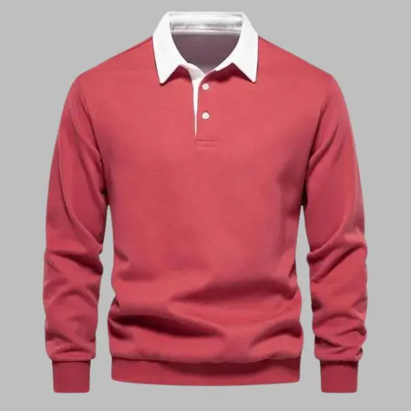 Łukasz™ – Ciepła Bawełniana Koszulka Polo