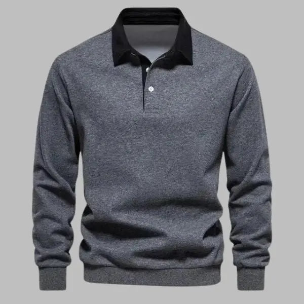Łukasz™ – Ciepła Bawełniana Koszulka Polo
