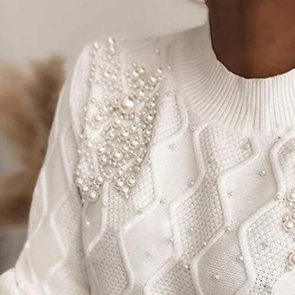 Julia - Elegancki, luksusowy sweter w kobiecym stylu