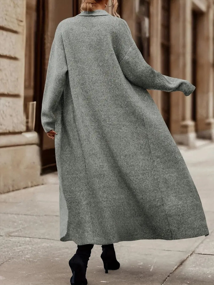 Loretta - Elegancki wełniany kardigan z długim rękawem zapewniający stylowy wygląd
