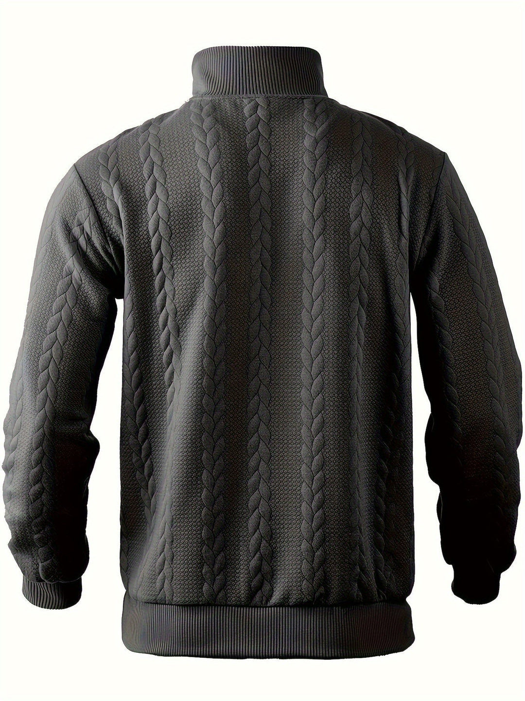 Tomasz™ - Męski Sweter z Zipperem w Kaszmirze Vintage