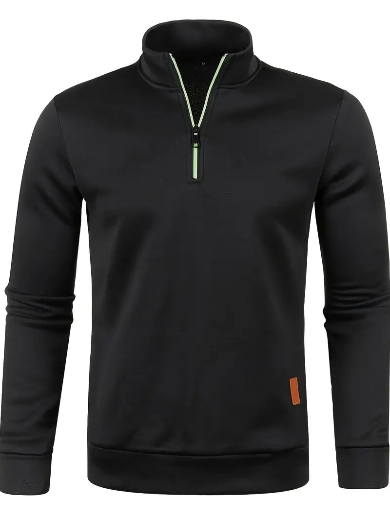 Łukasz™ - Sweter z Długimi Rękawami z Polaru