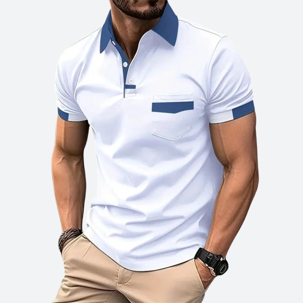 Stylowe polo z krótkim rękawem - Belirick