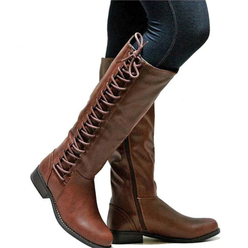 Weronika - Stylowe botki za kostkę w stylu vintage
