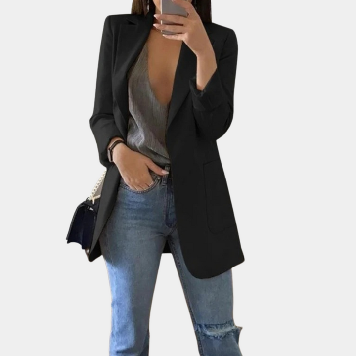 Karolina - Elegancka marynarka damska Bella o ponadczasowym wyglądzie