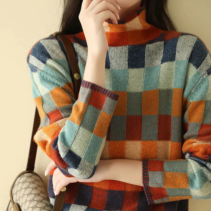 Karolina - Luksusowy, wygodny i stylowy kolorowy sweter