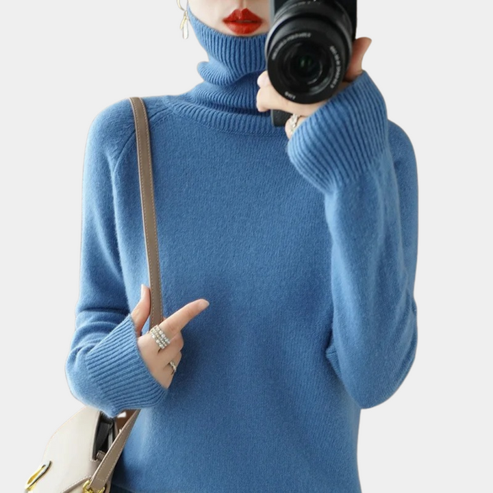 Karolina - Elegancki i wygodny sweter damski z miękkiej dzianiny