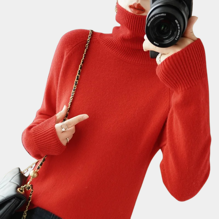 Karolina - Elegancki i wygodny sweter damski z miękkiej dzianiny