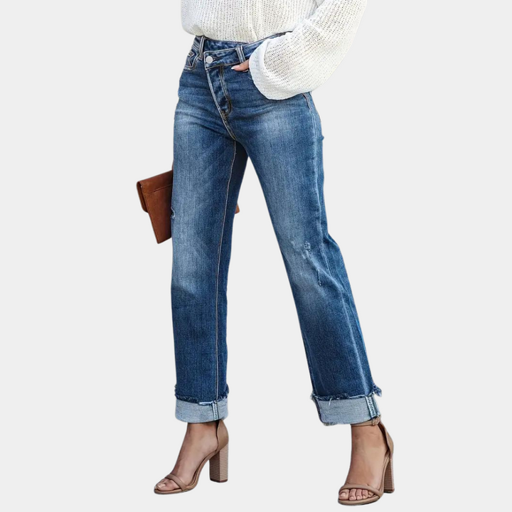 Hanna - Stylowe jeansy casual dla kobiet