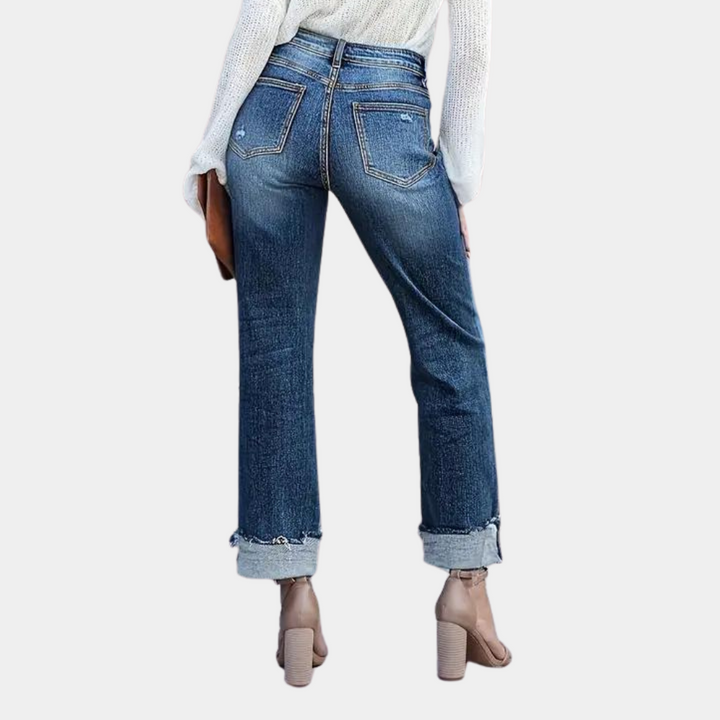 Hanna - Stylowe jeansy casual dla kobiet