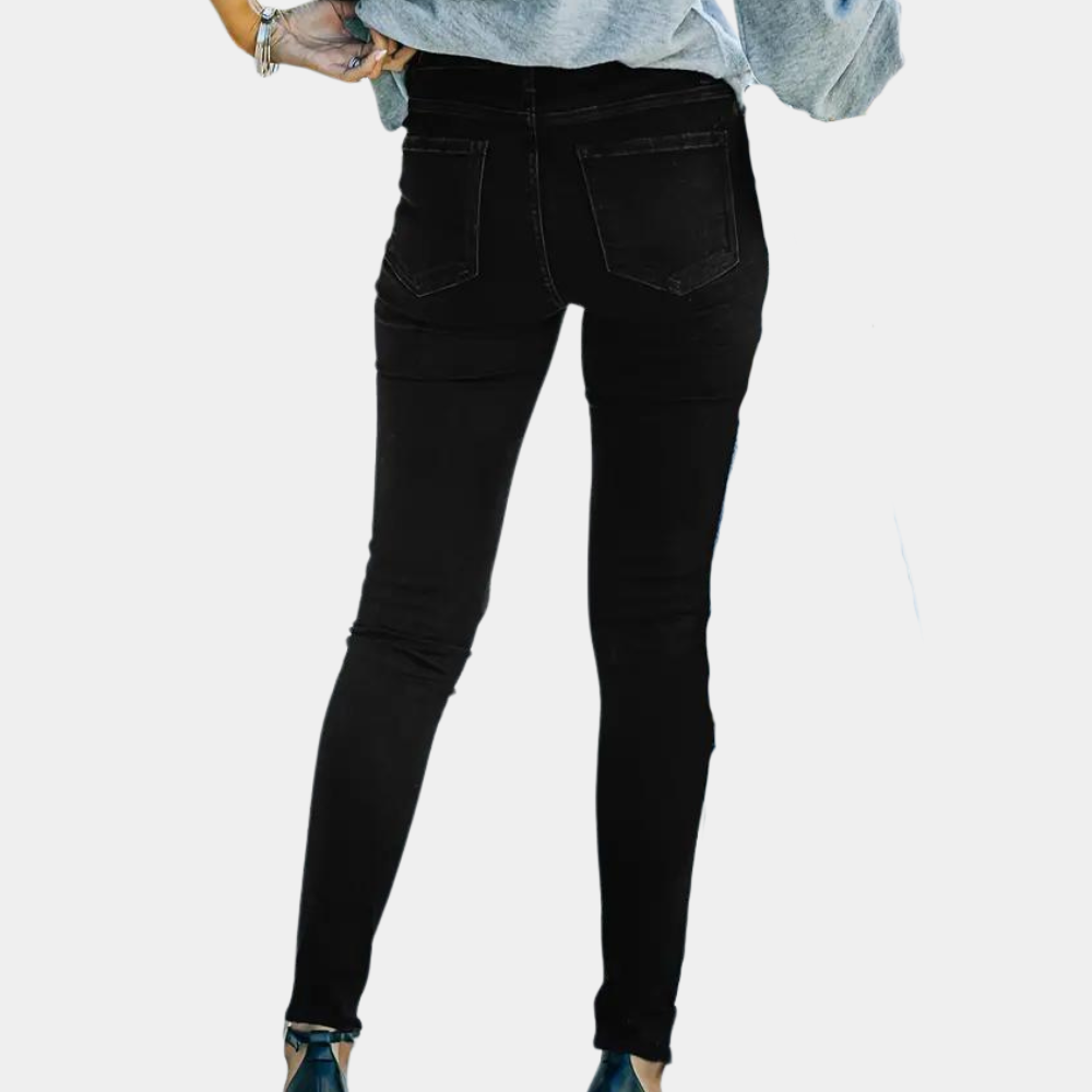 Hanna - Jeansy skinny casual dla kobiet