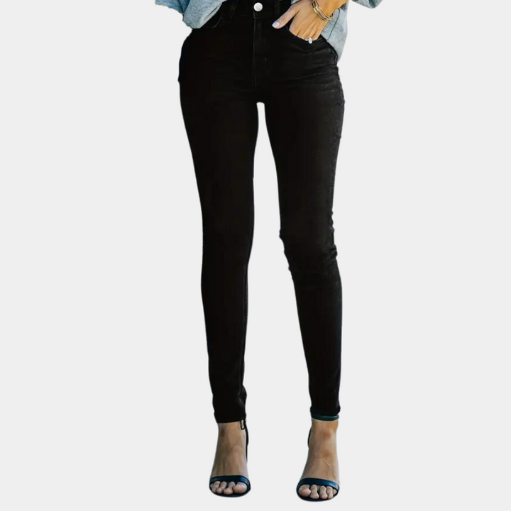 Hanna - Jeansy skinny casual dla kobiet