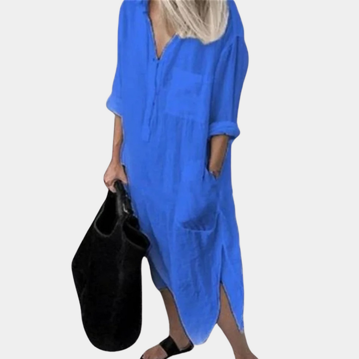 Andra - Elegancka i wygodna sukienka maxi dla kobiet