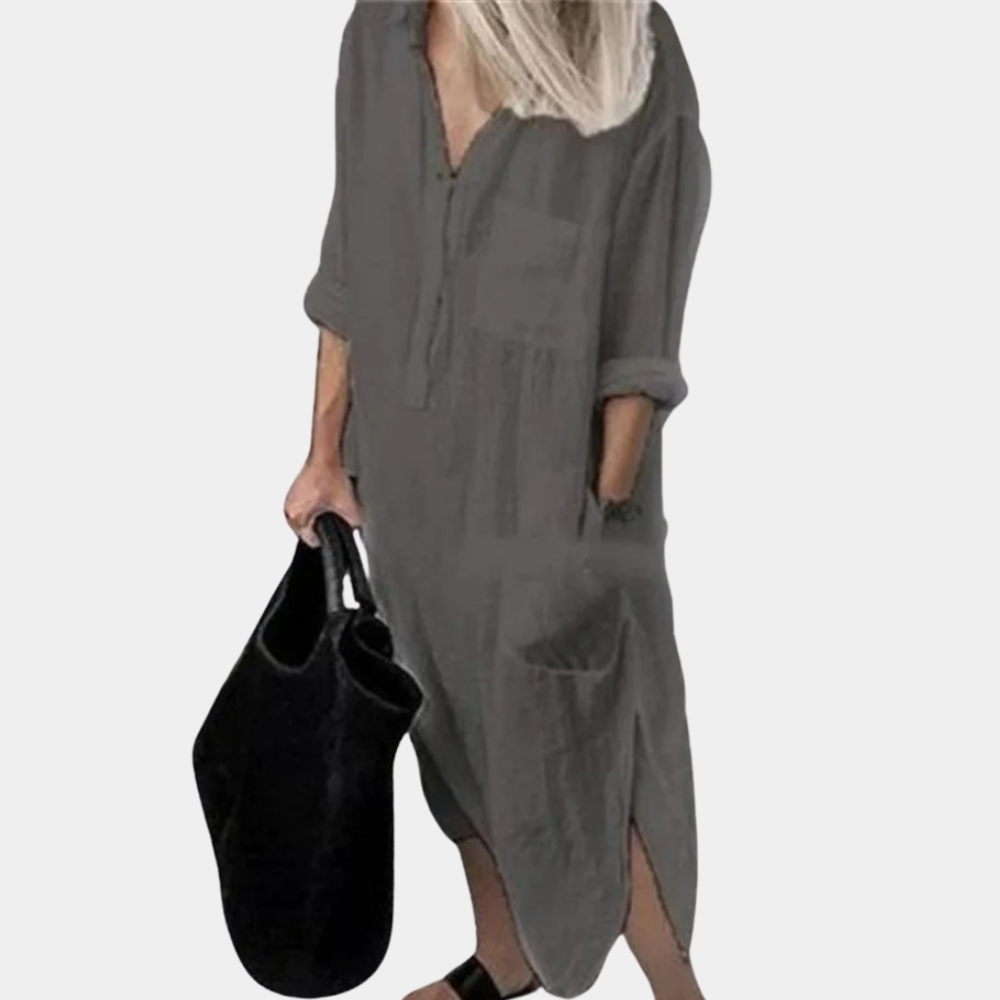 Andra - Elegancka i wygodna sukienka maxi dla kobiet