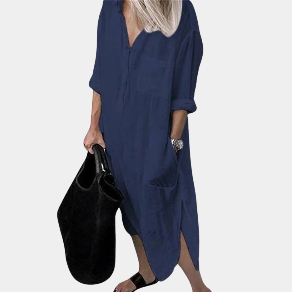 Andra - Elegancka i wygodna sukienka maxi dla kobiet