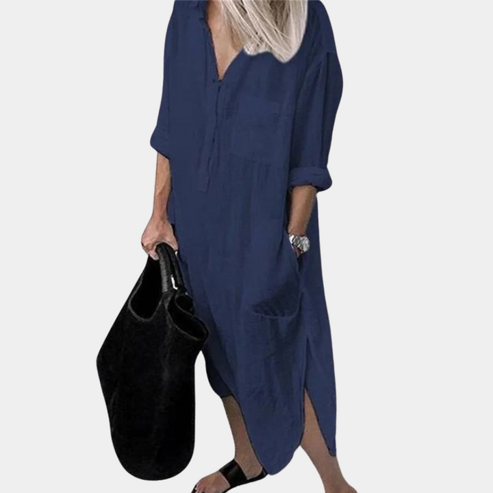 Andra - Elegancka i wygodna sukienka maxi dla kobiet