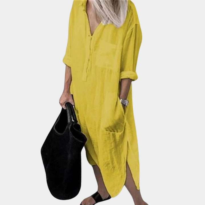 Andra - Elegancka i wygodna sukienka maxi dla kobiet