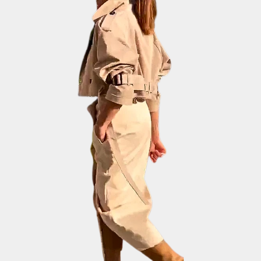 Lena - Szykowny damski trencz zapewniający elegancki wygląd