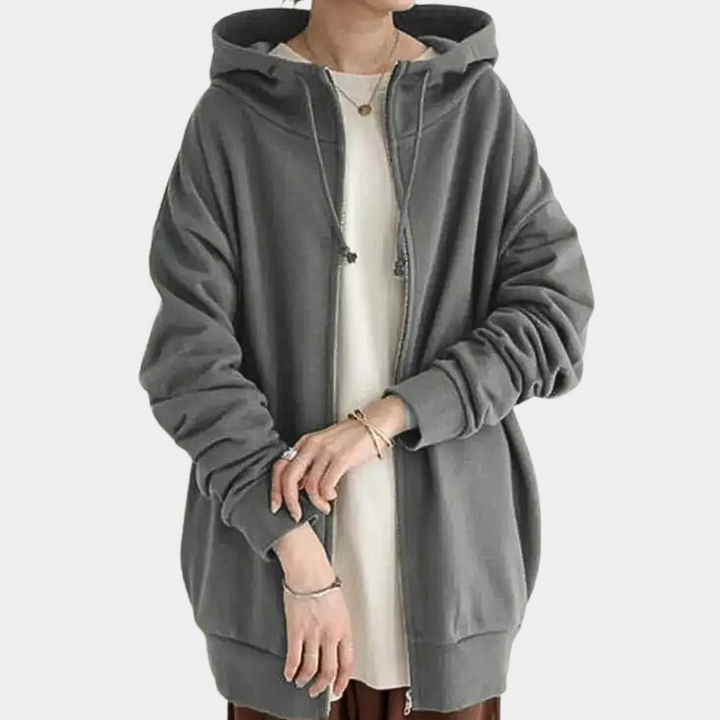 Gabriela - Szykowna damska bluza z kapturem rozpinana dla modnego wyglądu