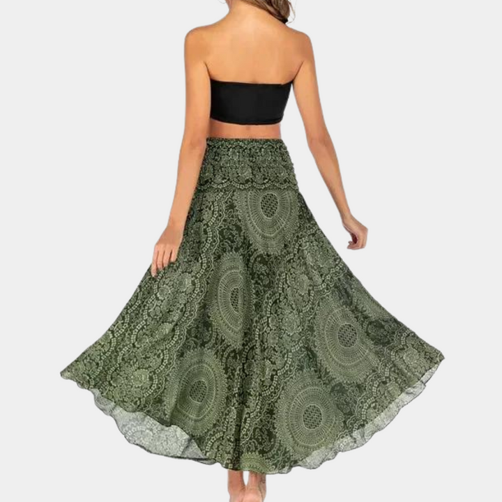 Elegancka czeska spódnica maxi dla kobiet