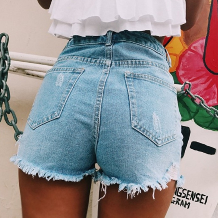 Ondine - Modne damskie szorty jeansowe na stylowe lato