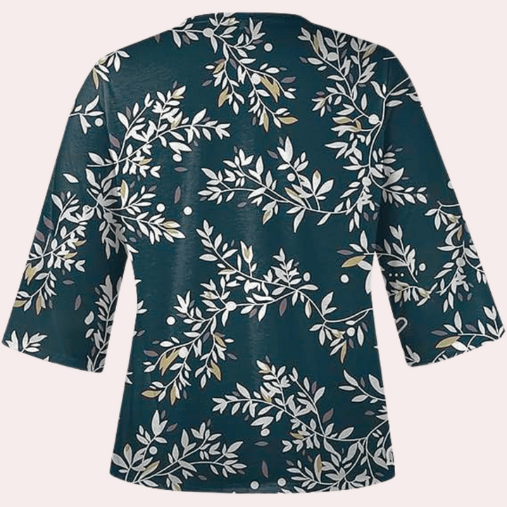 Laura - Elegancka damska bluzka w stylu vintage