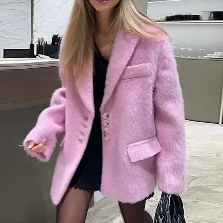 Liliana - Elegancki luksusowy płaszcz zimowy dla kobiet
