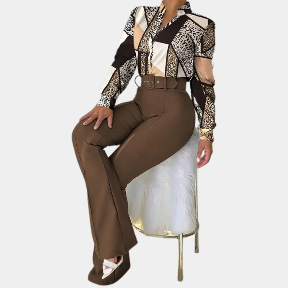 Weronika - Elegancki 2-częściowy komplet damski Gabriela