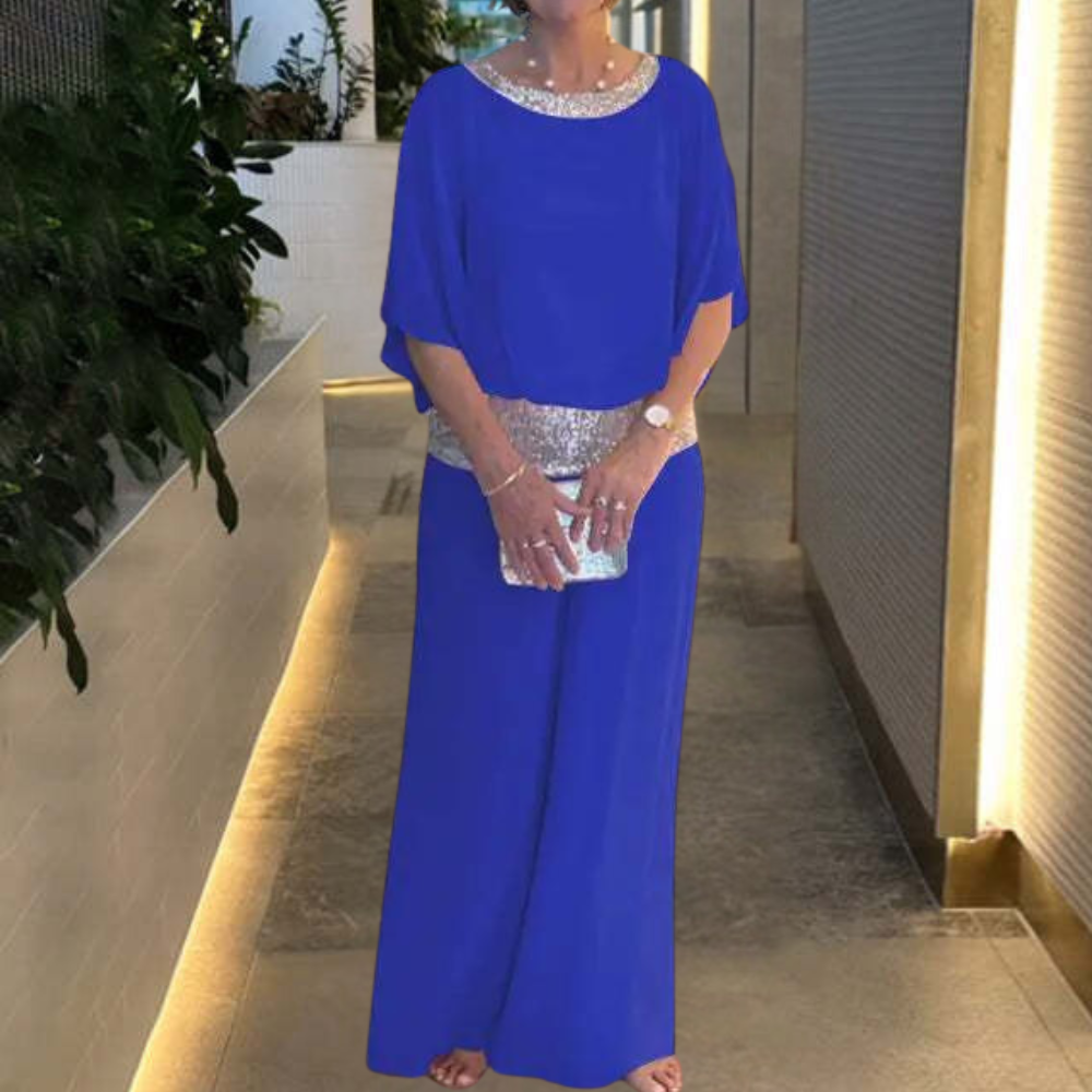 Alicja - Elegancki dwuczęściowy komplet damski zapewniający efektowny wygląd
