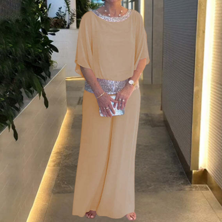 Alicja - Elegancki dwuczęściowy komplet damski zapewniający efektowny wygląd