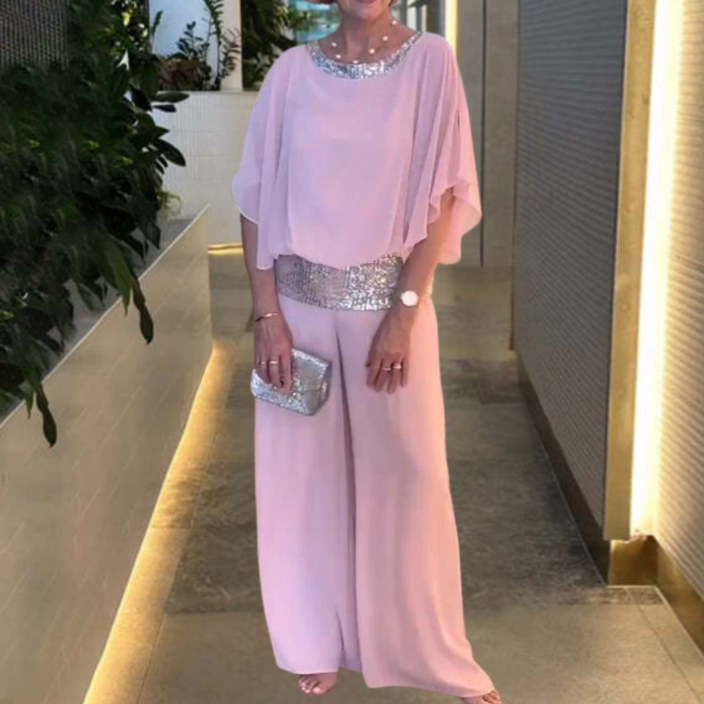 Alicja - Elegancki dwuczęściowy komplet damski zapewniający efektowny wygląd