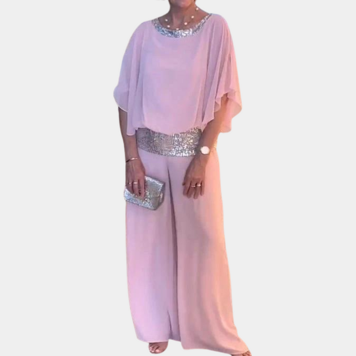 Alicja - Elegancki dwuczęściowy komplet damski zapewniający efektowny wygląd