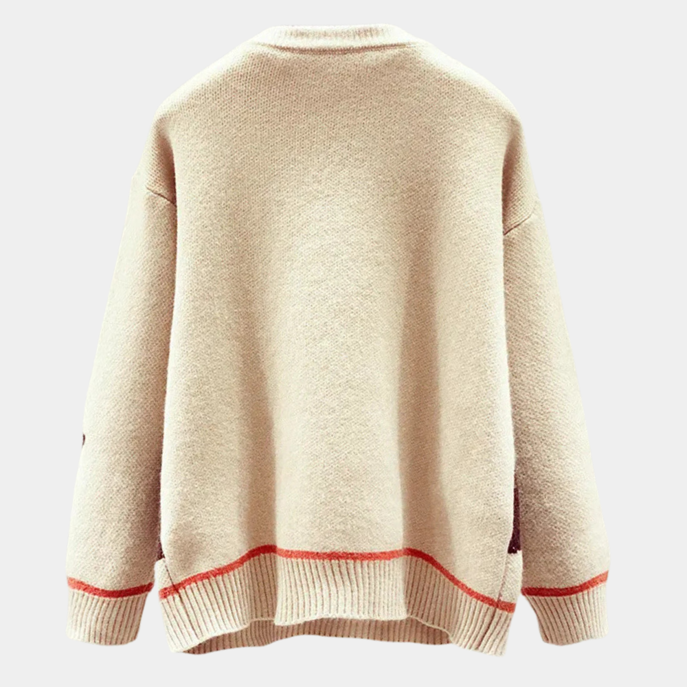 Oliwia - Luksusowy sweter damski z miękkiej dzianiny zapewniający elegancki komfort