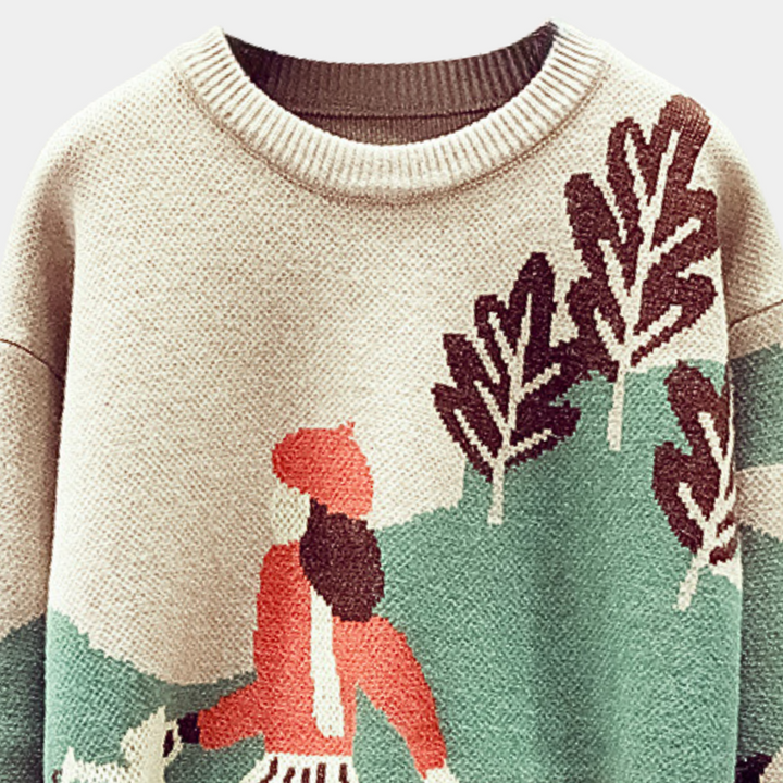 Oliwia - Luksusowy sweter damski z miękkiej dzianiny zapewniający elegancki komfort