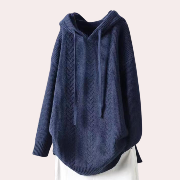 Lena - Modna casualowa bluza z regulowanym sznurkiem dla kobiet