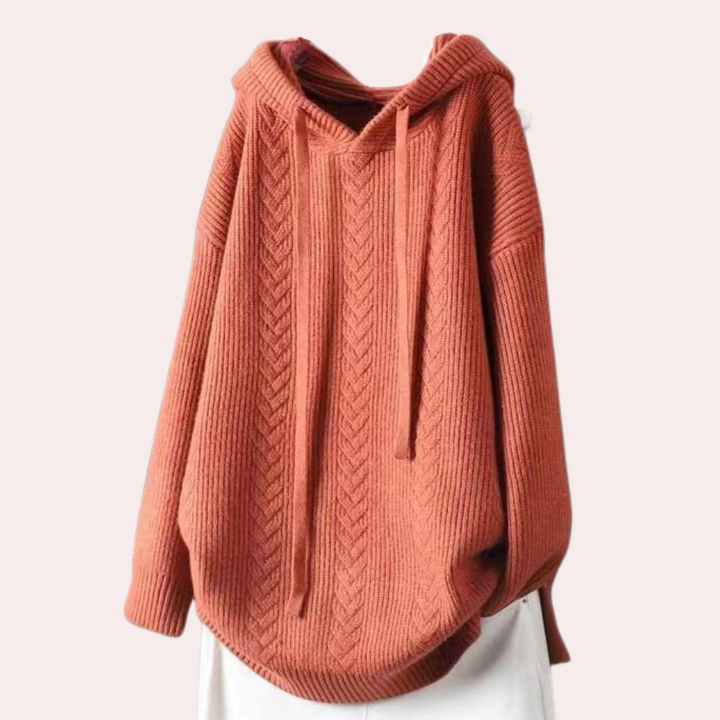 Lena - Modna casualowa bluza z regulowanym sznurkiem dla kobiet