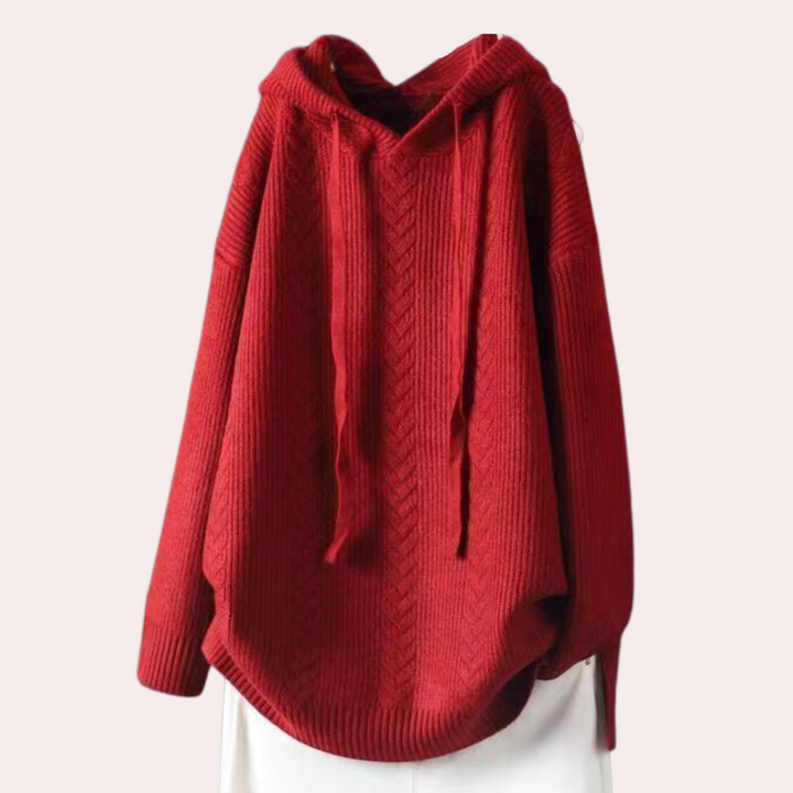 Lena - Modna casualowa bluza z regulowanym sznurkiem dla kobiet