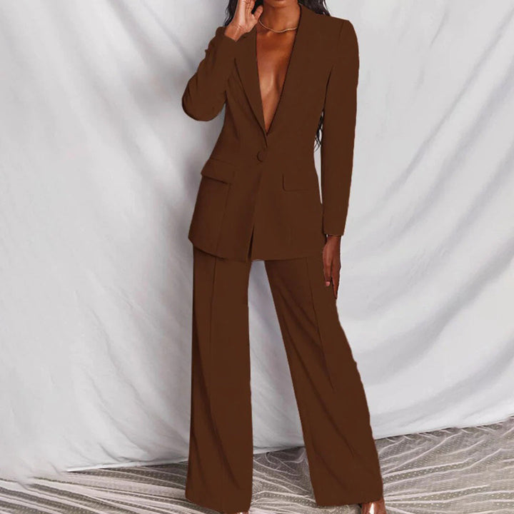 Liliana - Sofisticada Conjunto de Blazer y Pantalón