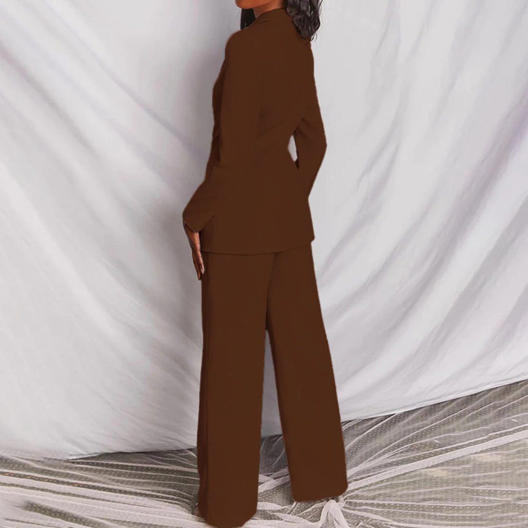 Liliana - Sofisticada Conjunto de Blazer y Pantalón