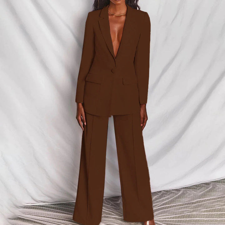 Liliana - Sofisticada Conjunto de Blazer y Pantalón