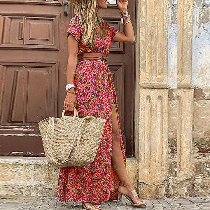 AGNES - Szykowna i wyrafinowana sukienka maxi w stylu boho