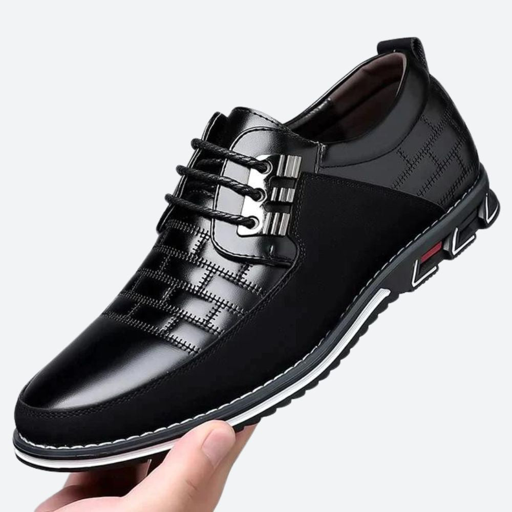 Stylowe skórzane buty męskie - Franz